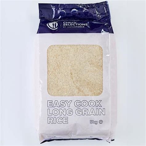 Chefs Selections Easy Cook Long Grain Rice X Kg Lynas Foodservice