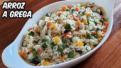 RECEITA DE ARROZ A GREGA Como Fazer Arroz Natalino Especial De