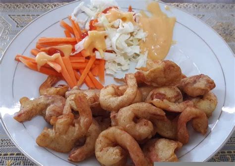 Resep Udang goreng tepung mayones n salad Dari Ra. Aini {Momy Athar ...