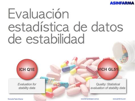 Evaluaci N Estad Stica De Datos De Estabilidad Asinfarma Consultor A