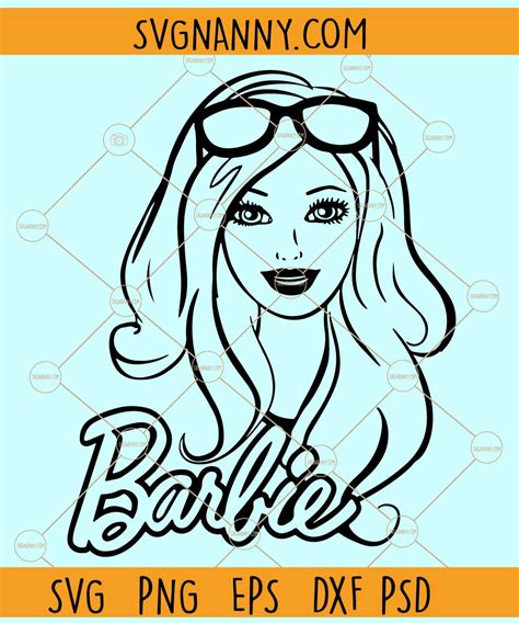 Barbie Head Svg Silhouette Vector Logo FreePatternsArea 54 OFF