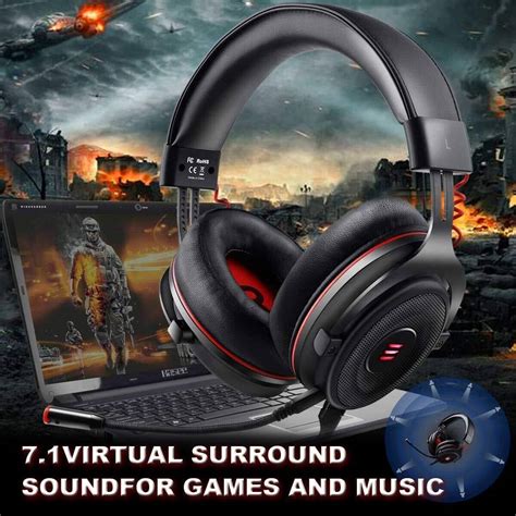 Eksa E900 Gaming Headset Xbox One Headset With 71 Surround Sound Ps4