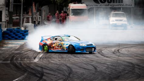 Drift Race Tracks Smoke Supra Mk Drift Cars Drifting Race Cars