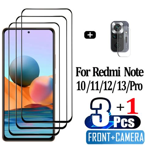 Vorderes Geh Rtetes Glas F R Xiaomi Redmi Note 10 11 13 Pro 5G Displays