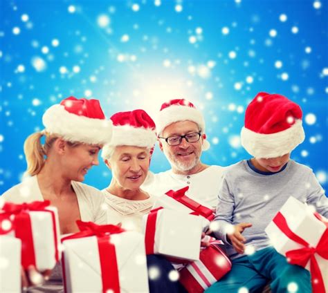 Concepto De Familia Navidad Generaci N Vacaciones Y Personas