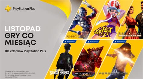 PS Plus na listopad 2021 tym razem aż sześć gier trafi do graczy