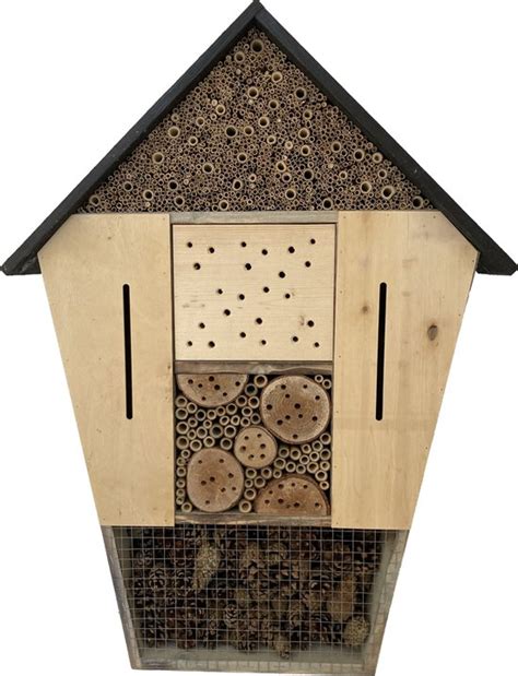 GARDEN SPIRIT Groot Insectenhotel Bijenhotel 11 5 X 57 X 79 Cm Bol