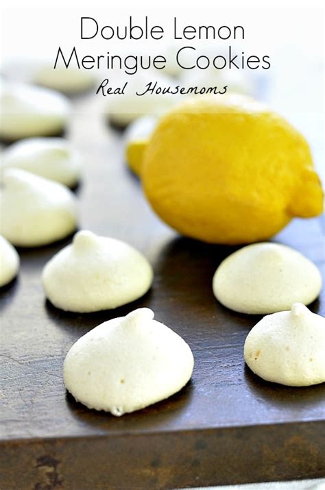 Double Lemon Meringue Cookies ⋆ Real Housemoms