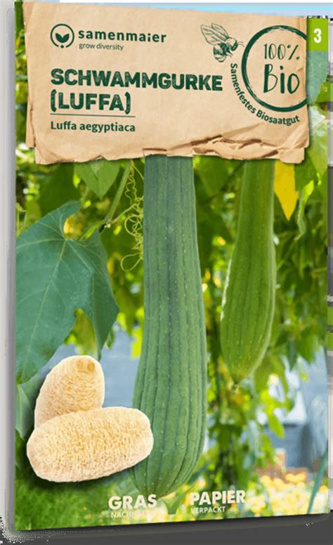 Samen Maier Luffa Bio Confezione Bloomling Italia