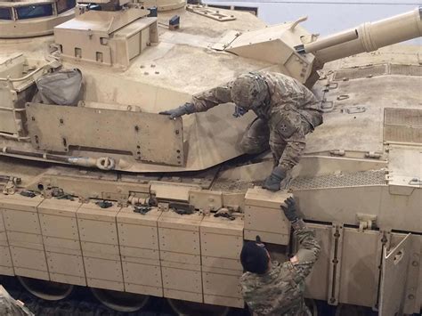 Army Unit Adds Reactive Armor To M A Abrams Defense Media Network