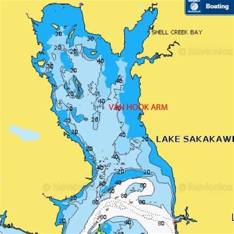 Lake Sakakawea Map Bays China Map Tourist Destinations