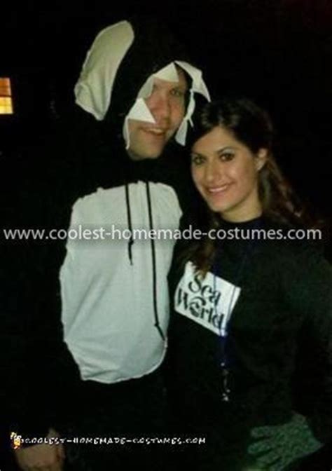 Coolest SeaWorld Trainer and Shamu Couple Costume