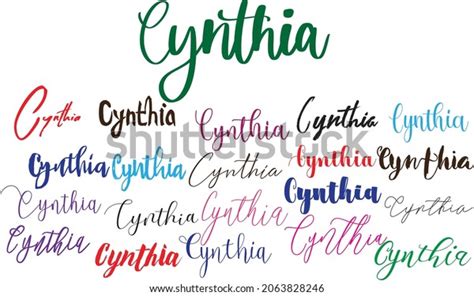 Cynthia Name Over 22 Royalty Free Licensable Stock Illustrations