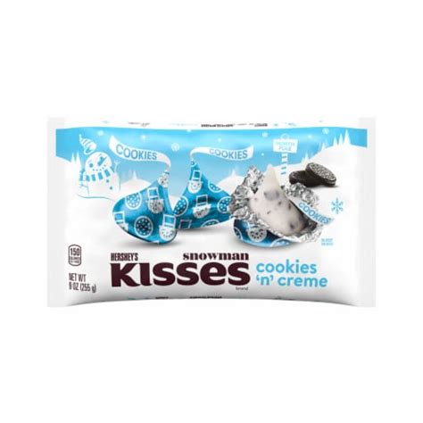 Hersheys Kisses Cookies N Creme Christmas Candy Bag 9 Oz Kroger