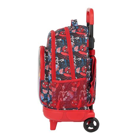 Trolley Mochila Escolar Compacto Ext 45cm Spiderman Go Hero Loja Da