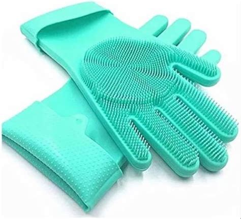 Unisex Silicone Dishwashing Gloves Size Free Size At ₹ 60 Pair In New Delhi