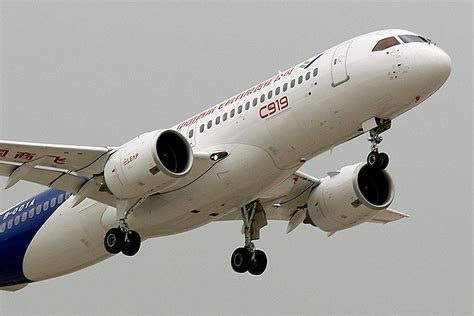 Chinas First Home Built Passenger Jet C Makes Maiden Commercial