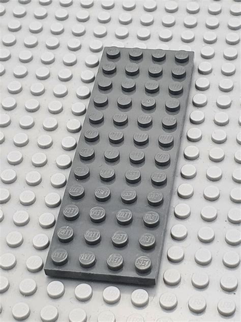 LEGO 2x Stein Platte Flach Basic 4x12 3029 Dunkelgrau Dark Bluish