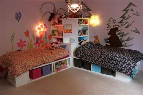 How to Build Twin Corner Beds With Storage | DIY projects for everyone!