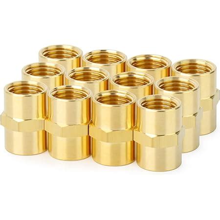 Chillwaves Brass Pipe Fitting Hex Coupling Npt Female X Npt