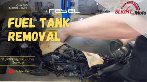 Honda Rebel Cmx500 Fuel Tank Removal Youtube