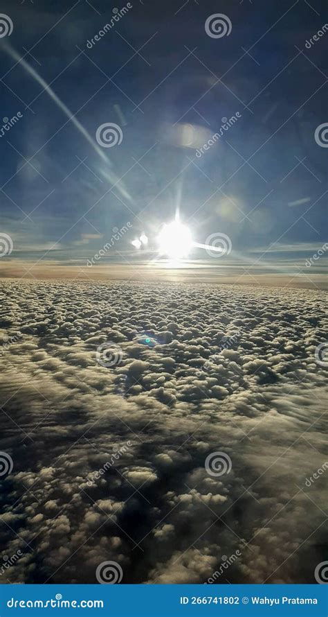 Art of Clouds at the Sky stock photo. Image of sunlight - 266741802