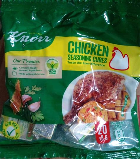 Knorr Chicken Cubes 20 By 8g Foodlocker Your Online Food Store