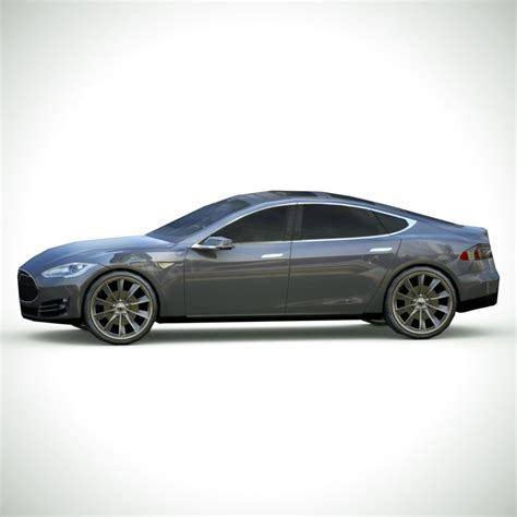 2013 Tesla Modelo S Gris Modelo 3d 35 3ds C4d Fbx Lwo Max Obj X Xsi Free3d