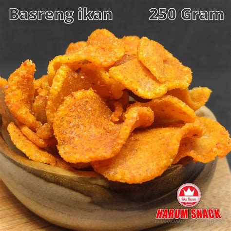 Jual Basreng Bulat Kecil Pedas Gram Harum Snack Official Baso