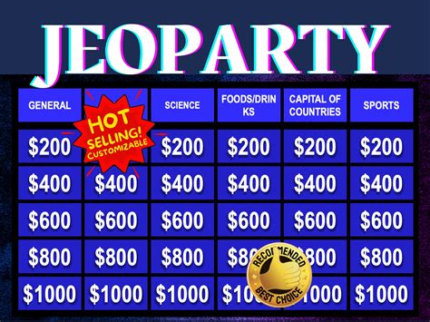 Premade Jeopardy Games For Classroom Informacionpublica Svet Gob Gt