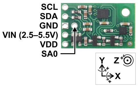 Pololu Minimu 9 V6 Gyro Accelerometer And Compass Lsm6dso And