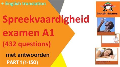 2023 Spreekvaardigheid A1examenvragen1 150 Met Antwoorden English