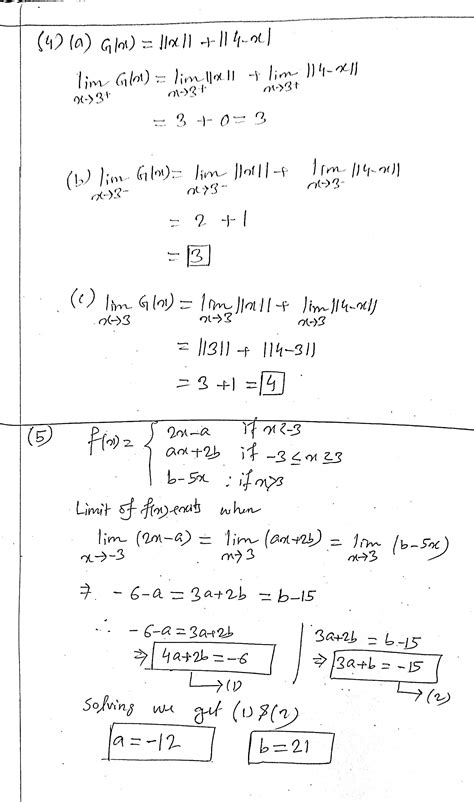 Solved Solve The Ff 3 14 Points Evaluate The Following Limits