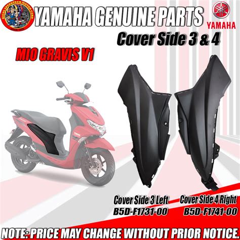 MIO GRAVIS V1 COVER SIDE 3 4 YGP Genuine LEFT B5D F1731 00