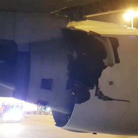 BREAKING Thai Airways Boeing 777 300 Suffered An Uncontained Engine