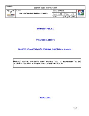 Completable En línea Bsqueda de Procesos de Contratacin Fax Email