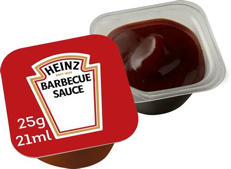 Heinz Barbecue Sauce 25g Pachet 100 Bucati Roamazon