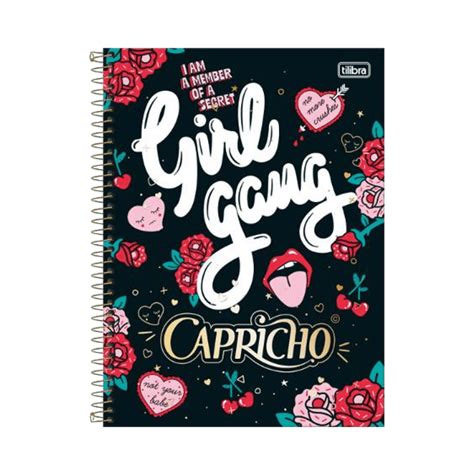 Caderno Espiral Capa Dura Universit Rio Mat Rias Capricho Folhas