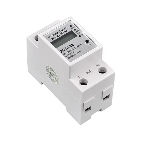 Din Rail Wifi Smart Energy Meter Power Consumption Kwh Wattmeter