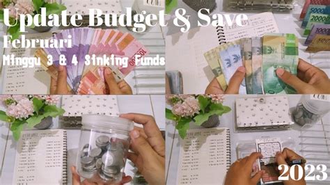 Update Budget Save Februari Minggu 3 4 Sinking Funds 2023 YouTube