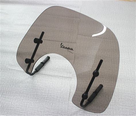 Smoke Motorcycle Windshield Wind Deflectors Windscreen For Vespa Gts300