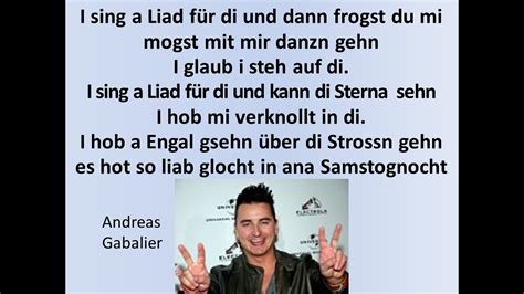 I Sing A Liad F R Di Andreas Gabalier Youtube