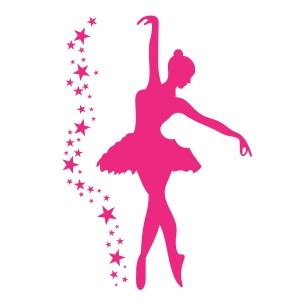 Ballet Dancer Open Arms Pose SVG File Ballet Dancer Svg Cut File