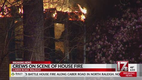 Northern Wake County Home Destroyed In Massive Fire Youtube