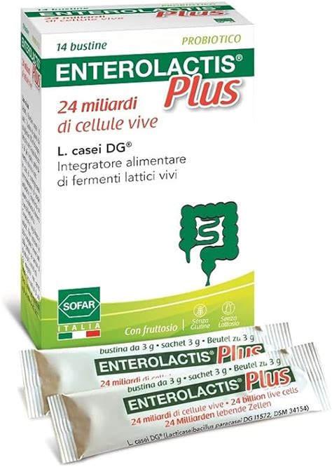 Enterolactis Plus Bustine Integratore Alimentare Di Fermenti Lattici