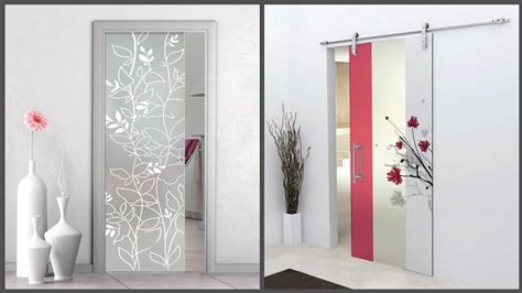 Modern Glass Door Design Ideas Beautiful Frosted Glass Film And Stained