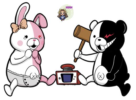 Dangan Ronpa Monokuma Monomi By Nunnallyrey On Deviantart