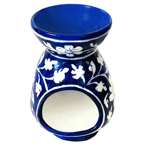 Blue Ceramic Oil Diffuser Aroma Burner