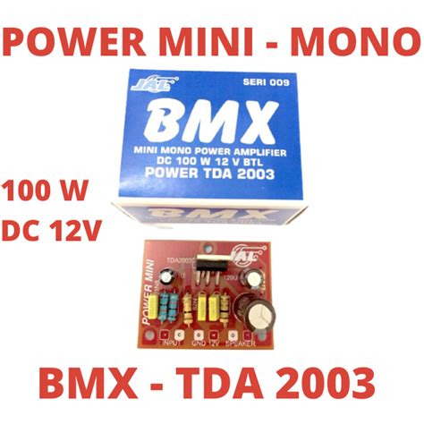 Kit Ampli Mini V Mono Power Amplifire Voltage Dc V Watt Tda