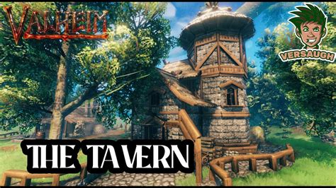 Valheim How To Build A Medieval Tavernhouse Building Ep 3 Youtube